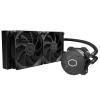 DISS A LIQUIDO COOLER MASTER - MASTERLIQUID 240L core - BLACK-SK LGA1700, LGA1200,LGA1151,LGA1150,LGA1155,LGA1156, AM5, AM4,AM3+