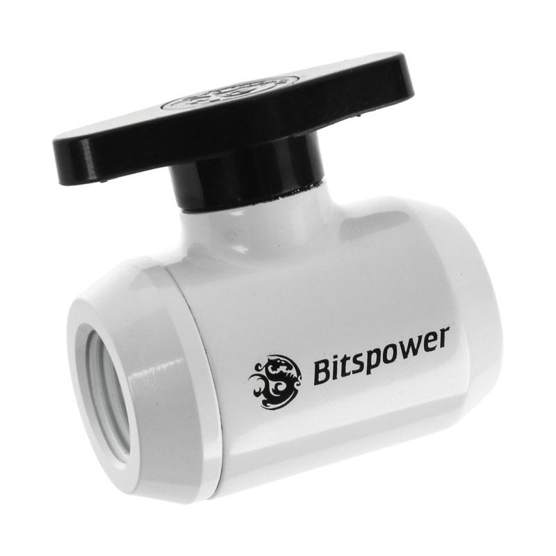 Bitspower Absperrhahn 1/4 Zoll - weiÃ