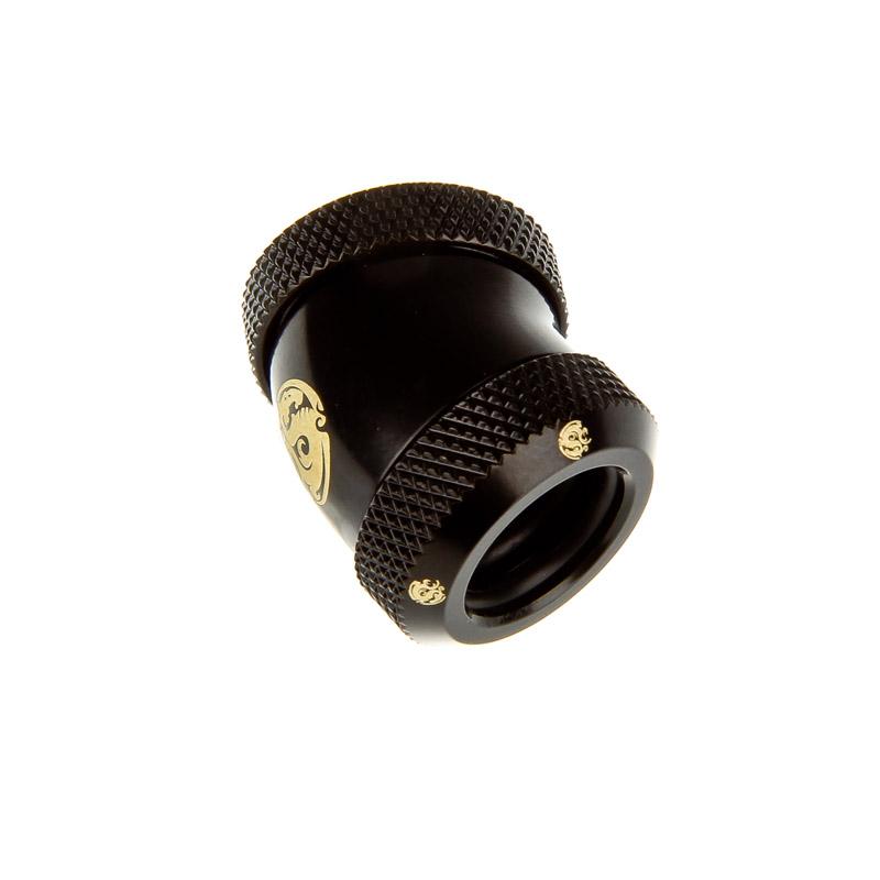 Bitspower Multi-Link Adapter 30 Grad - mattschwarz