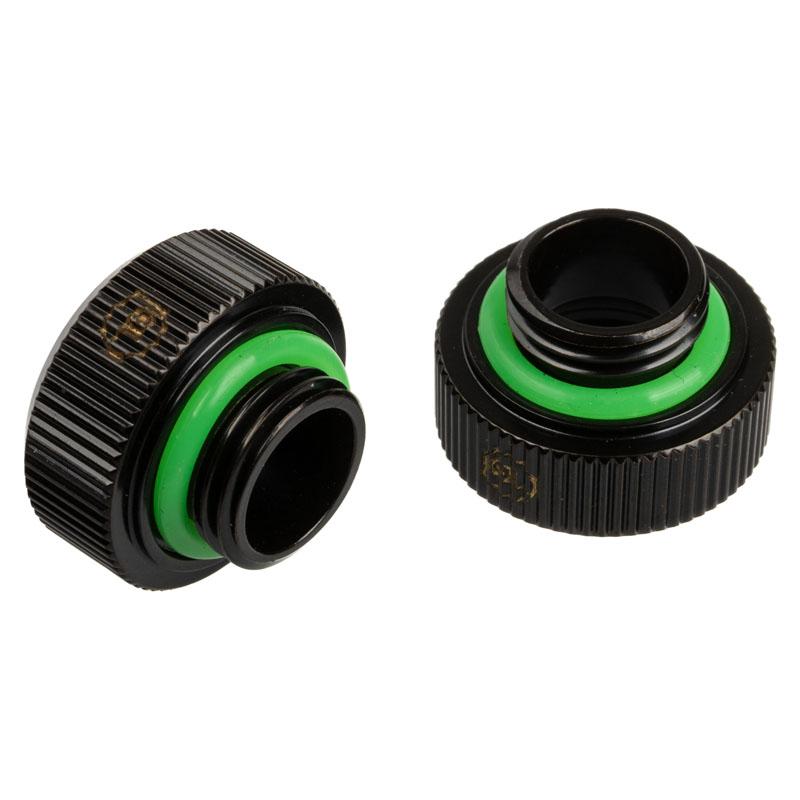 Collegamento adattatore Touchaqua G1/4 pollici AG a 14 mm AD Hardtube - confezione da 2, nero