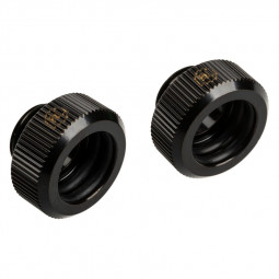 Collegamento adattatore Touchaqua G1/4 pollici AG a 14 mm AD Hardtube - confezione da 2, nero