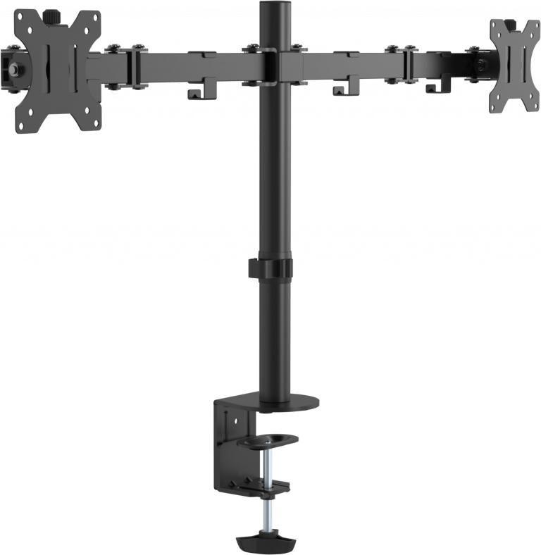 Vision VFM-DPD2B supporto da tavolo per Tv a schermo piatto 419 cm 16.5 Nero Scrivania (VISION Monitor Dual Desk Post Mount - L