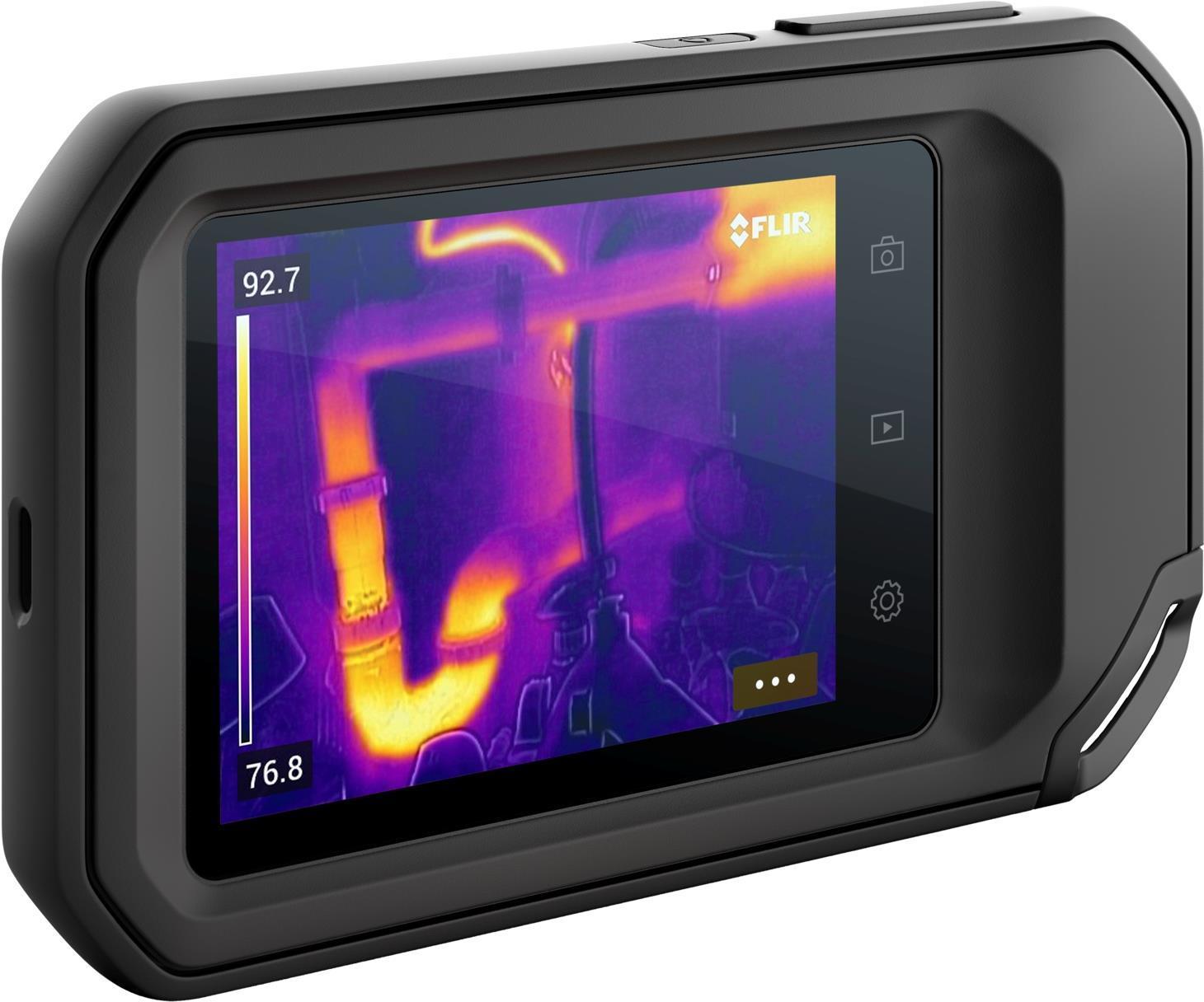 FLIR C3-X Termocamera all'ossido di vanadio Focal Plane Array non raffreddato Nero 1800 mAh 128 x 96 Pixel Display LCD integrat