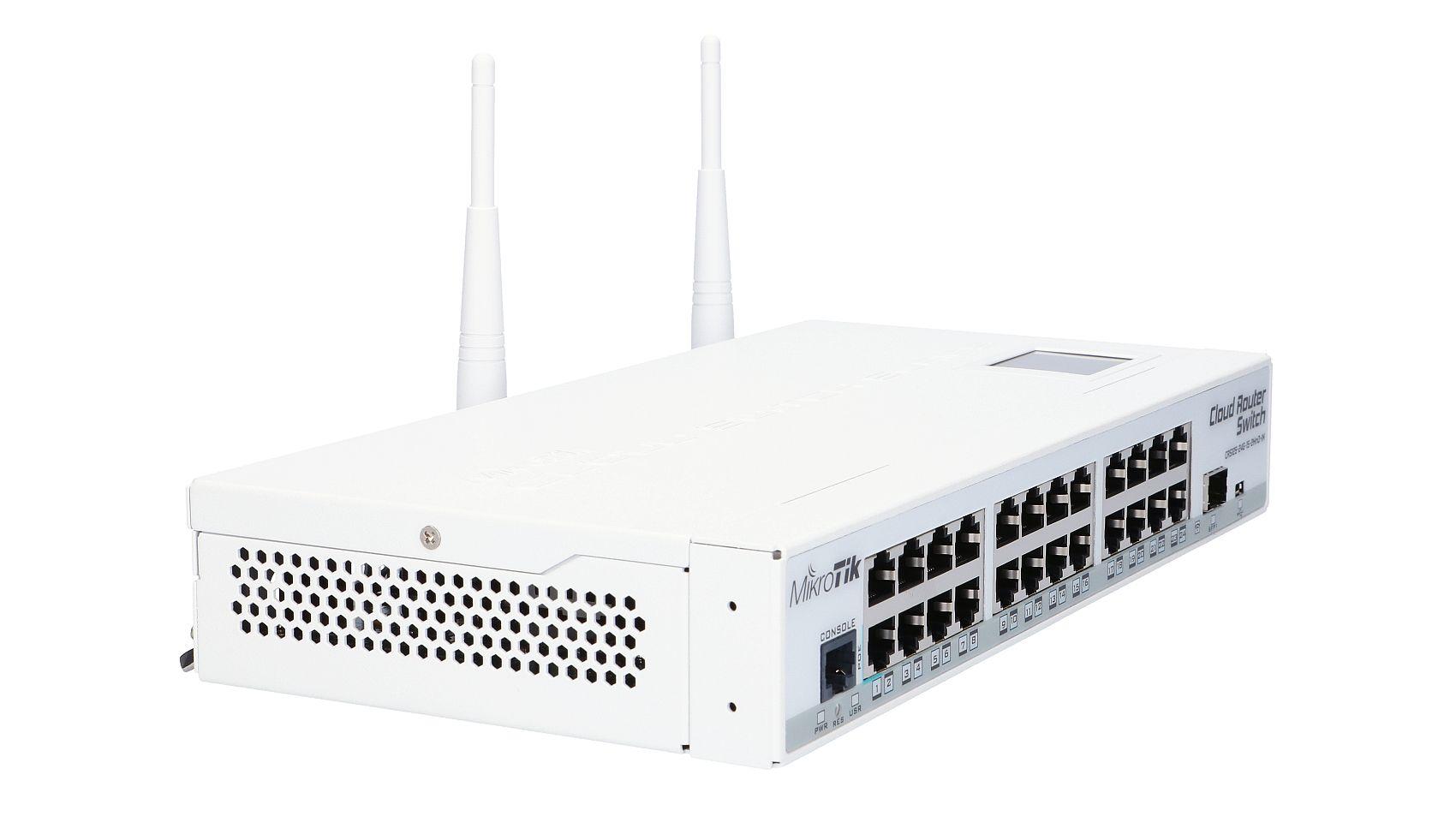 MikroTik CRS125-24G-1S-2HnD-IN Switch 24x RJ45 1000Mb/s 1x SFP 1x USB 24GHz WiFi