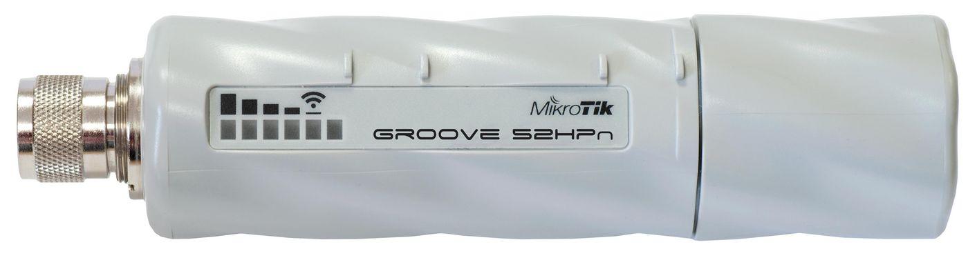 MikroTik GrooveA 52 CPE RBGrooveA52HPn 24GHz 5GHz 1x RJ45 100Mb/s Omni antenna 6dBi