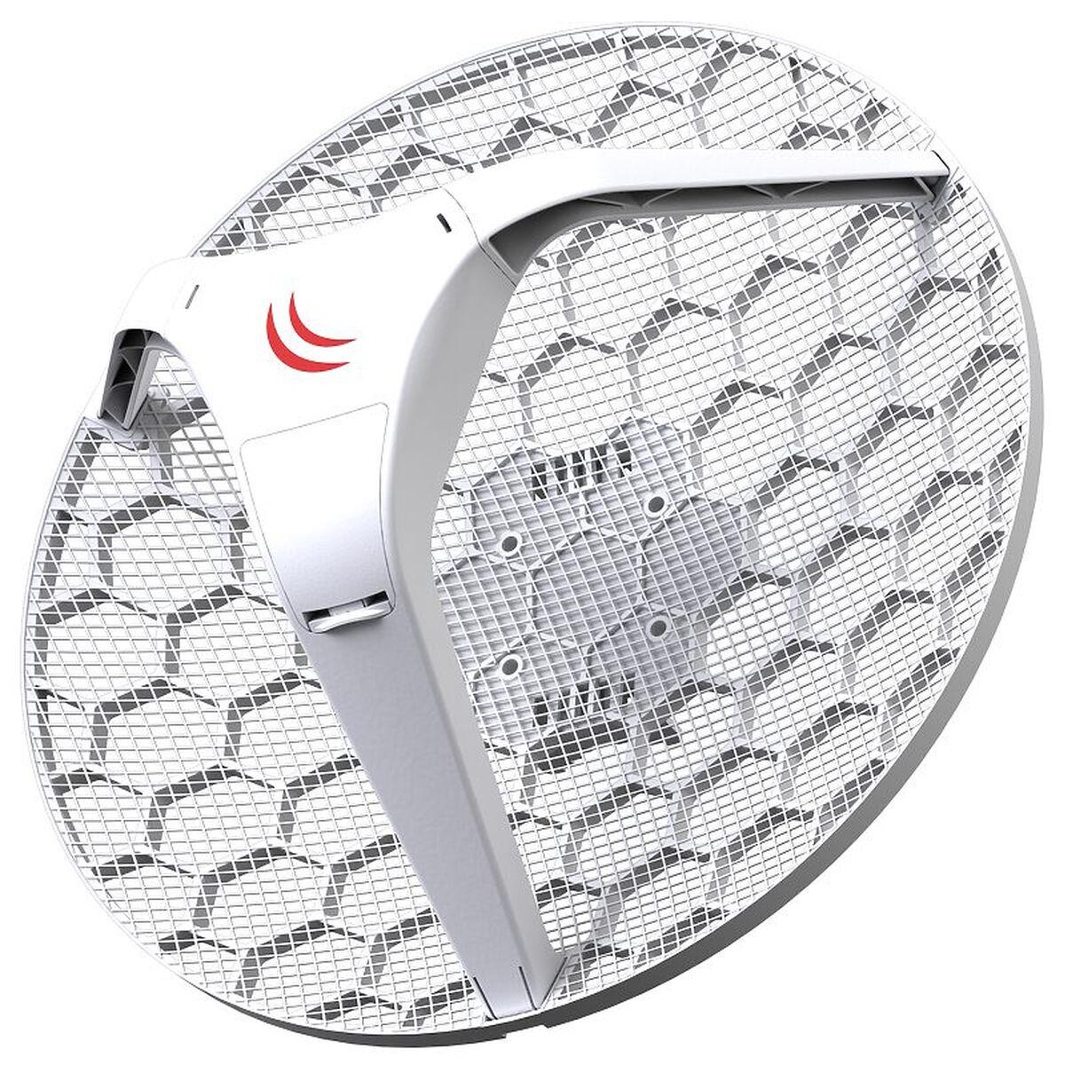 ANTENNA MIKROTIK RBLHG-2nD with 18dBi 2.4GHz antenna,Dual Chain 802.11bgn wireless,650MHz CPU,64MB RAM,1xLAN,POE,PSU,RouterOS L3