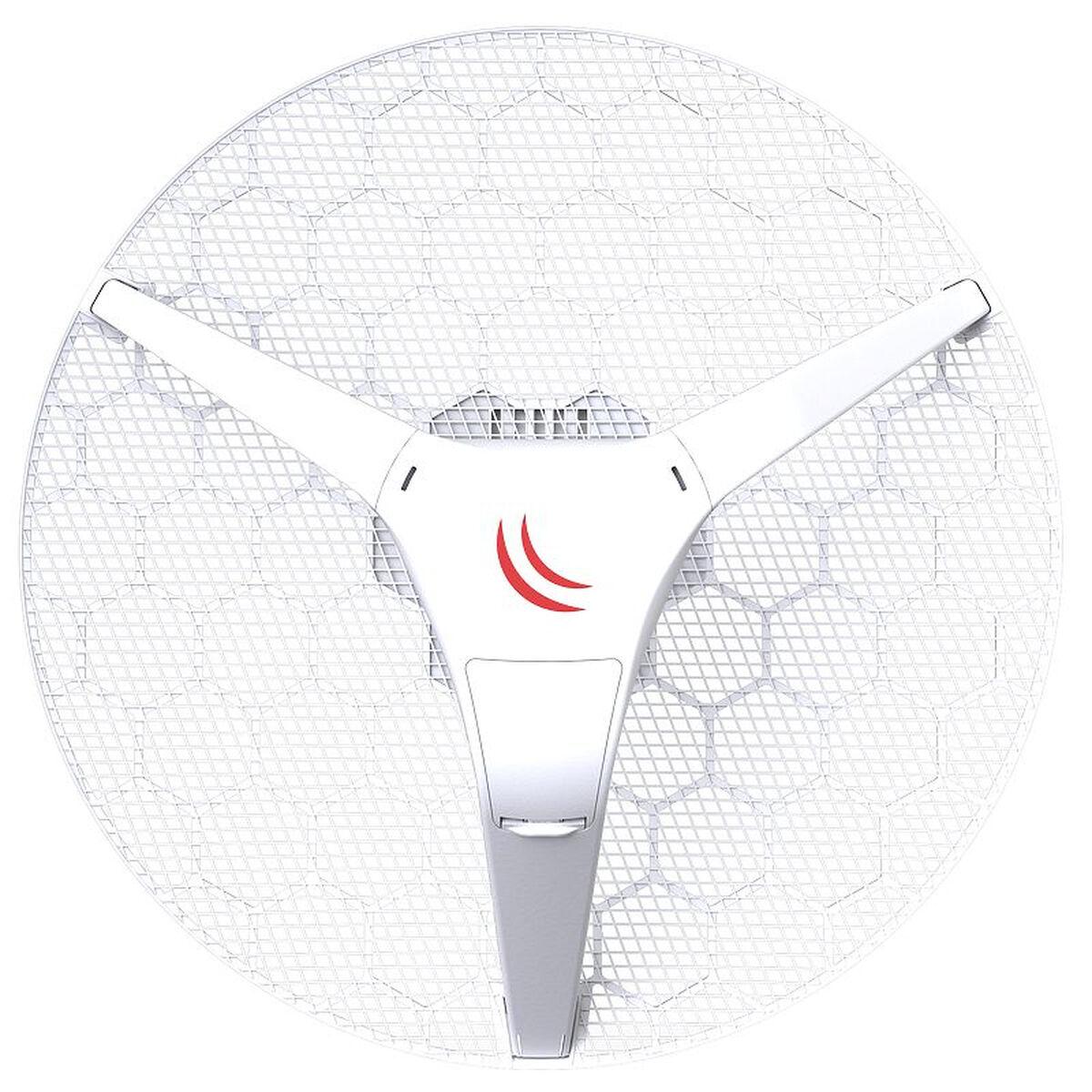 ANTENNA MIKROTIK RBLHG-2nD with 18dBi 2.4GHz antenna,Dual Chain 802.11bgn wireless,650MHz CPU,64MB RAM,1xLAN,POE,PSU,RouterOS L3