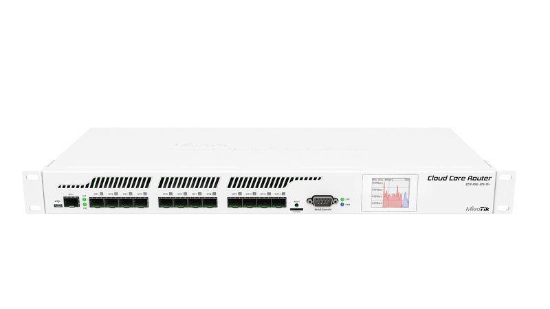 Cloud Core Router 1016-12S-1S with Tilera Tile-Gx16 CPU (16-cores 1.2Ghz per core) 2GB RAM 12xSFP cages 1xSFP cage RouterOS