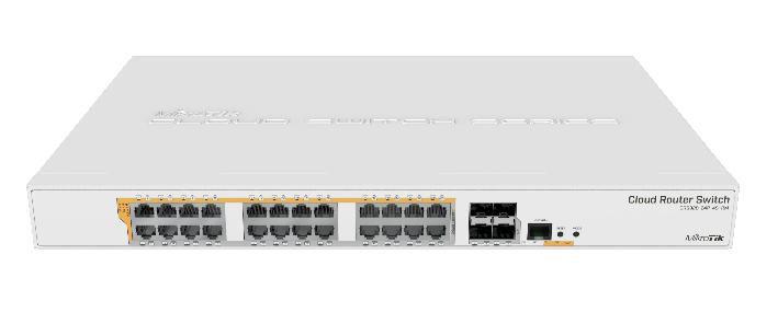 MikroTik CRS328-24P-4S+RM | Switch | 24x RJ45 1000Mb/s, 4x SFP+