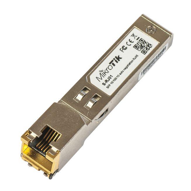 MikroTik S-RJ01 | SFP Modulo | 1,25Gb/s, RJ45, 100m