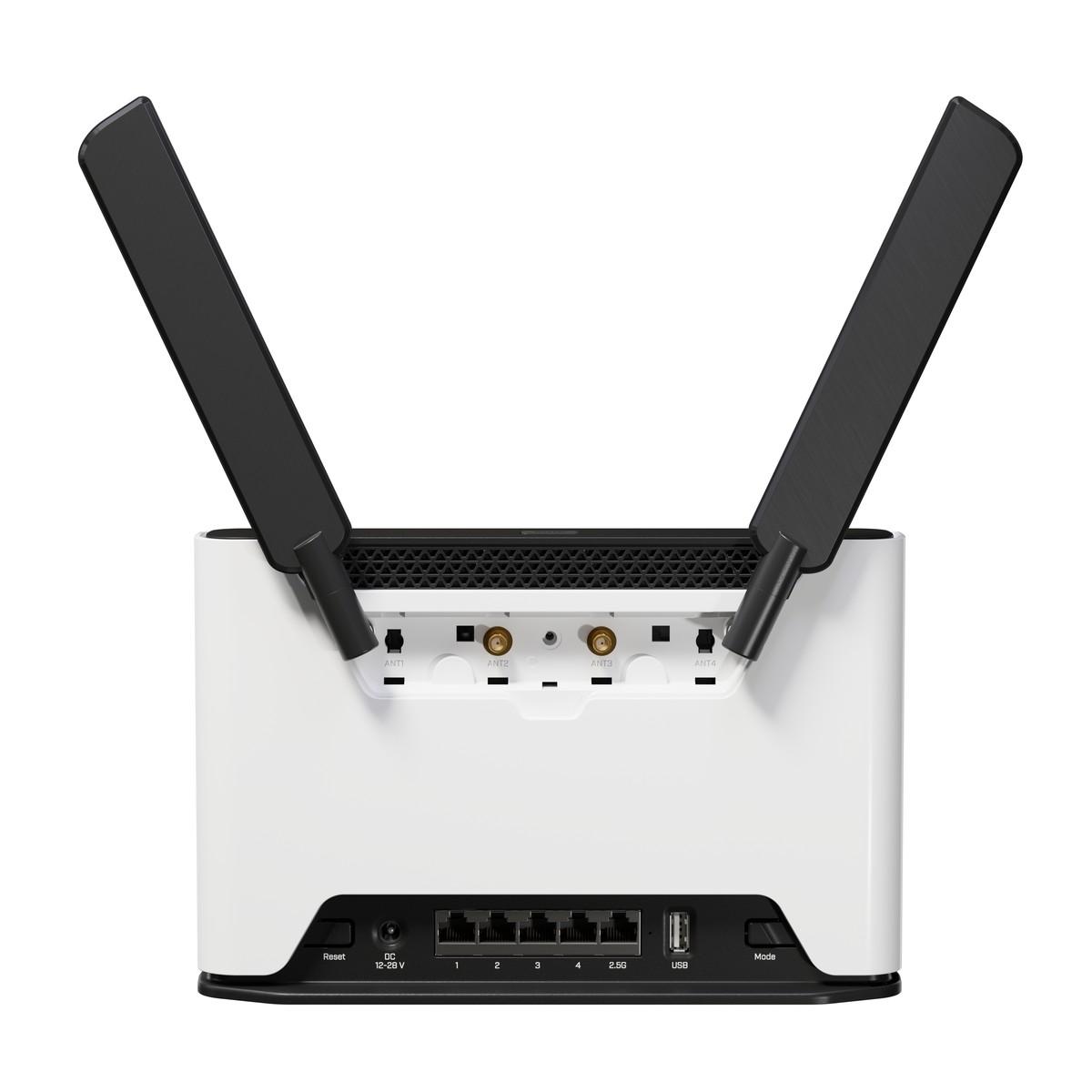 Mikrotik S53UG+5HaxD2HaxD-TC&FG621-EA router wireless Gigabit Ethernet Dual-band [2.4 GHz/5 GHz] 4G Nero, Grigio (MikroTik Chat