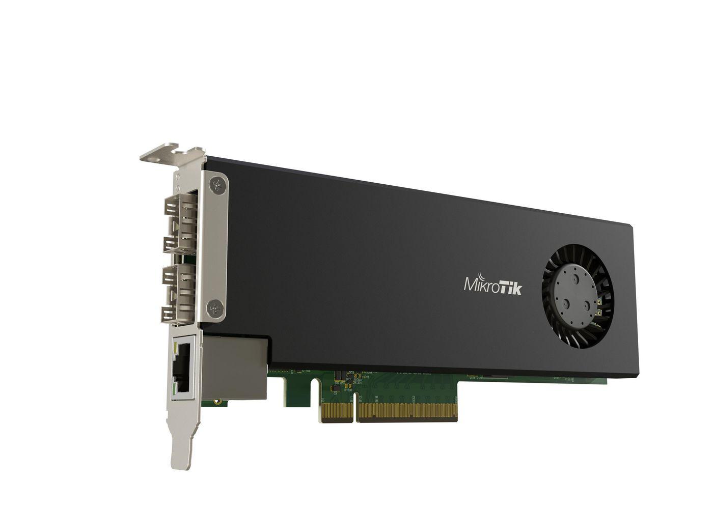 MikroTik CCR2004-1G-2XS-PCIe | Scheda PCIe | 2x SFP28, 1x RJ45 1000Mb/s, L6