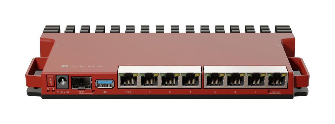 MikroTik L009 Rack | Router | L009UiGS-RM, 8x RJ45 1000Mb/s, 1x 2.5Gb/s SFP