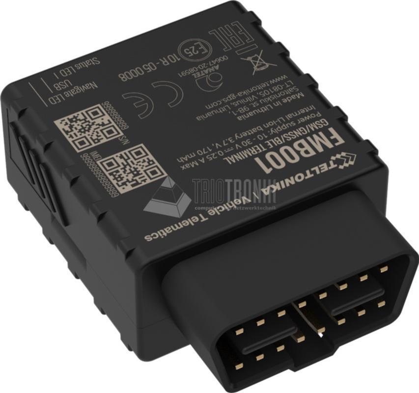 Ã¢â‚¬Â¢ FMB001 ist ein fortschrittlicher OBDII-Plug-and-Play-Tracker mit GNSS-, GSM- und Bluetooth-KonnektivitÃƒÂ¤t