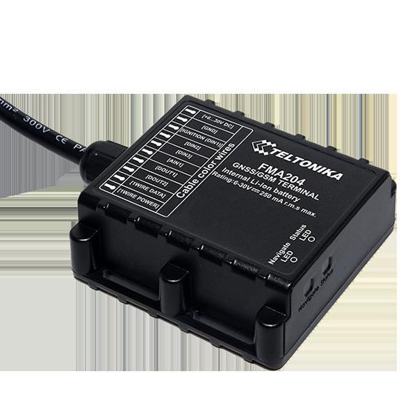 TELTONIKA FMB204 WATERPROOF GNSS/GSM/BLUETOOTH TRACKER WITH INTERNAL GNSS/GSM ANTENNAS AND INTERNAL BATTERY