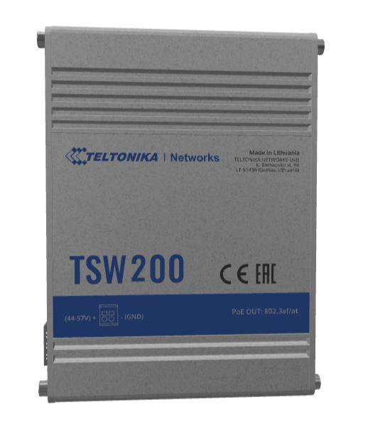 Teltonika TSW200 Interruttore PoE 8x RJ45 1000Mb/s PoE 2x SFP 240W