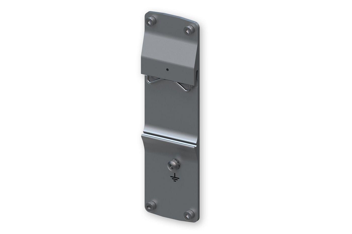 Teltonika PR5MEC24 kit di fissaggio Argento Alluminio, Acciaio inox (TSW1 Rear panel with DIN Rail - holder)