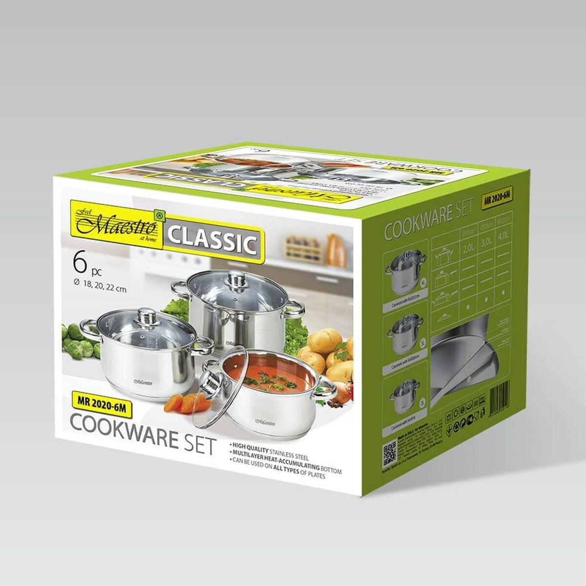 Casseruola Feel Maestro MR-2020-6M Argentato