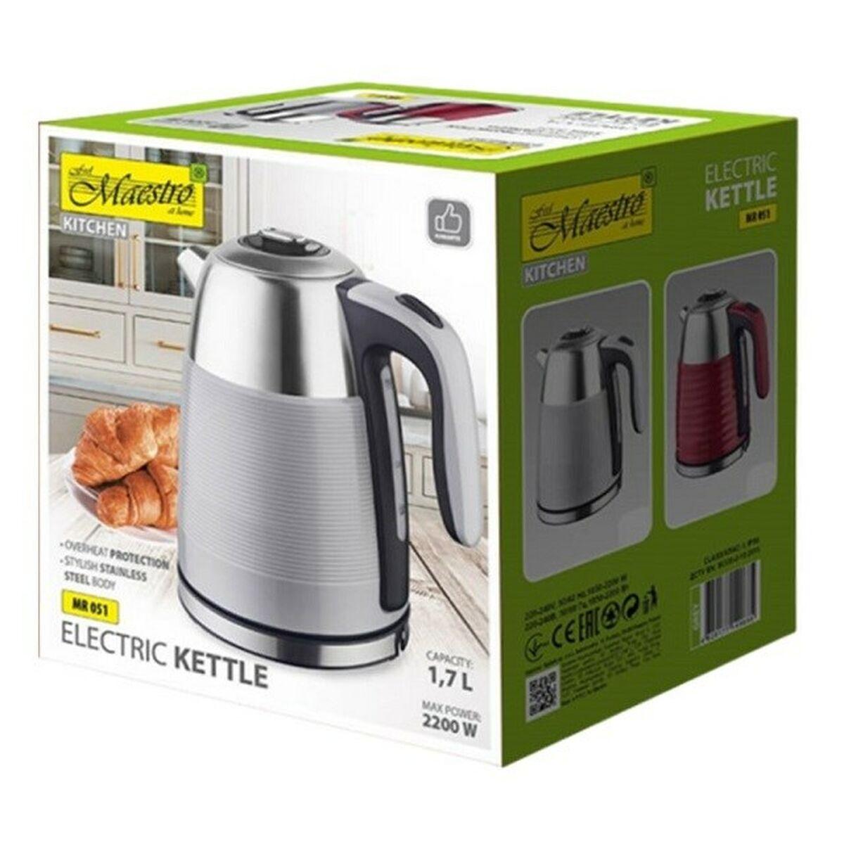Bollitore Feel Maestro MR-051 Bianco 2200 W 1,7 L