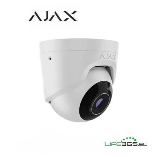 Ajax Telecamera Dome (TurretCam) (5 Mp/2.8 mm) bianco
