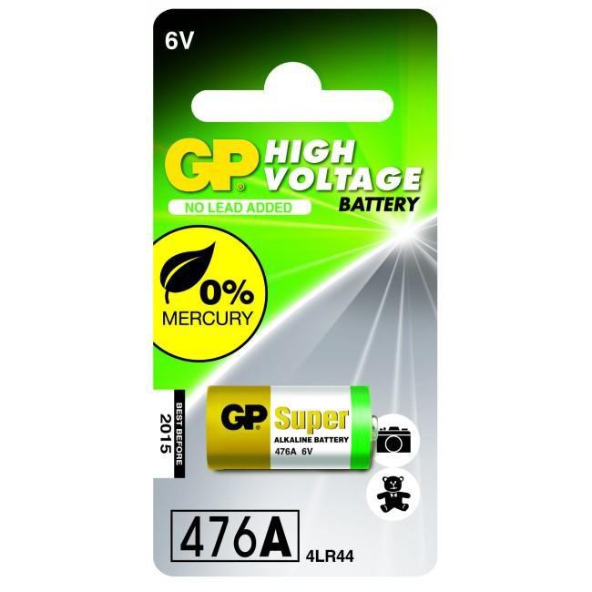 GP Batteries 103008 batteria per uso domestico Batteria monouso 4LR44 Alcalino (HIGH VOLTAGE 476A - Blister with 1 battery. 6V