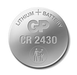 GP Lithium Cell Battery CR2430, 3V, Sa