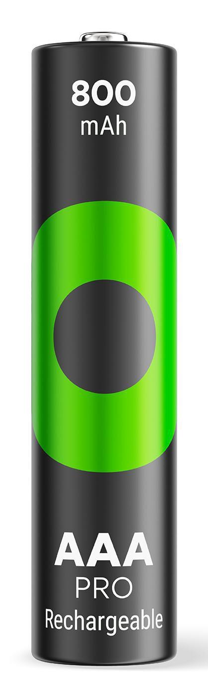 Recyko Pro AAA-battery 800mAh - NiMH 4-pack - Warranty 24M