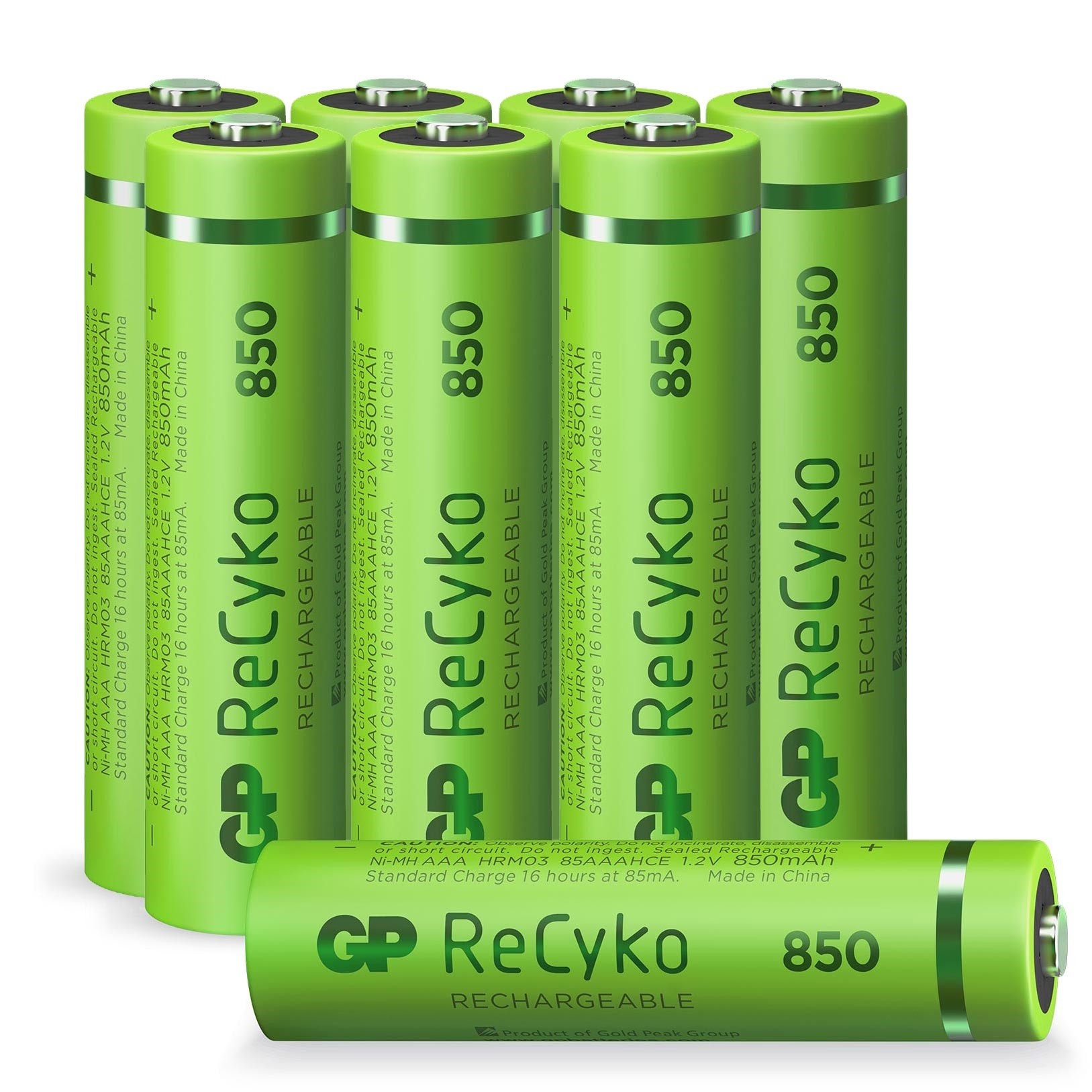 Batteria GP ReCyko AAA Micro NiMH 850 mAh 1,2 V da 8