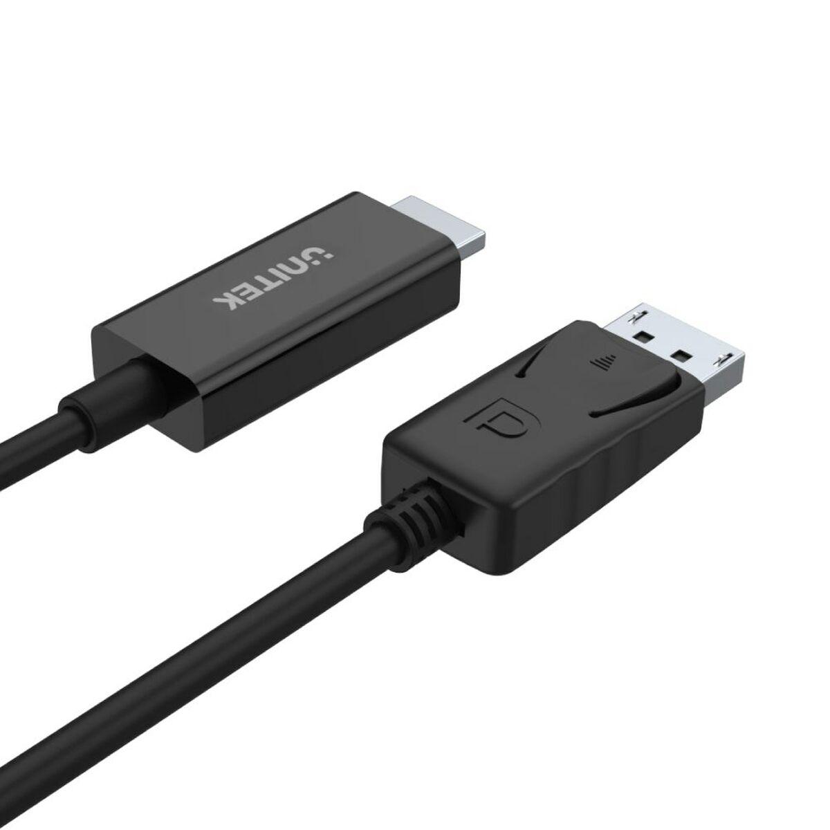 Adattatore Displayport Con HDMI Unitek Y-5118CA NERO 1,8 m