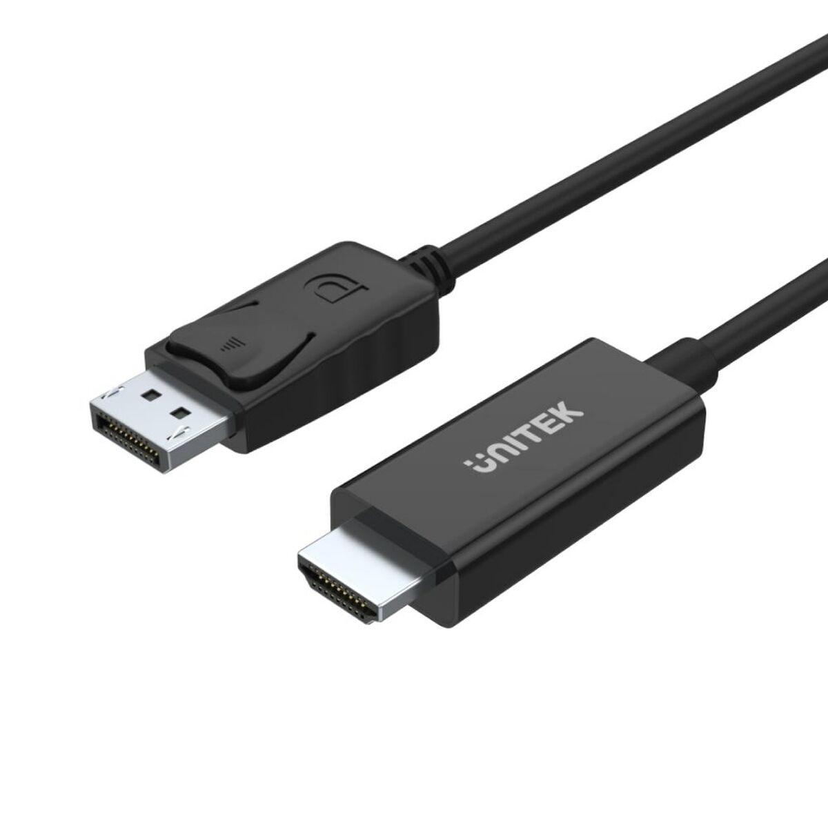 Adattatore Displayport Con HDMI Unitek Y-5118CA NERO 1,8 m
