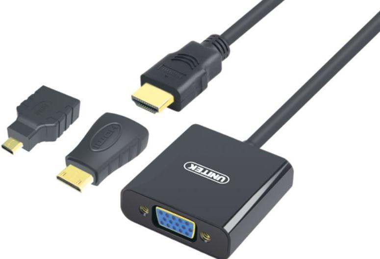 Unitek 3-in-1 HDMI Black