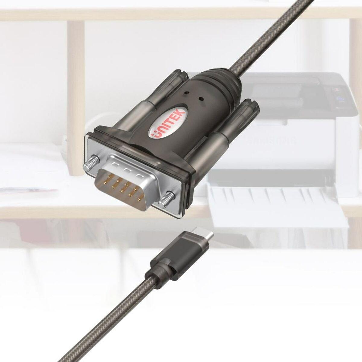 Adattatore USB CON PORTA A SERIE UNITEK Y-11105K 1,5 m