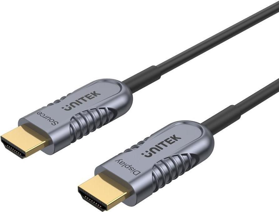UNITEK C11028DGY Cavo HDMI 10 m HDMI Tipo A (Standard) Nero - Grigio (C11028DGY)