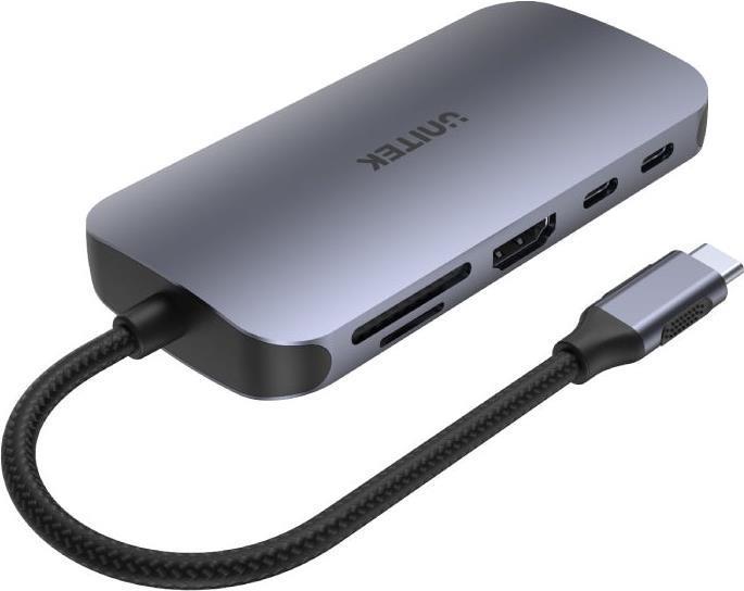 Unitek Hub USB-C N9+ HDMI 20 PD 100W SD Reader
