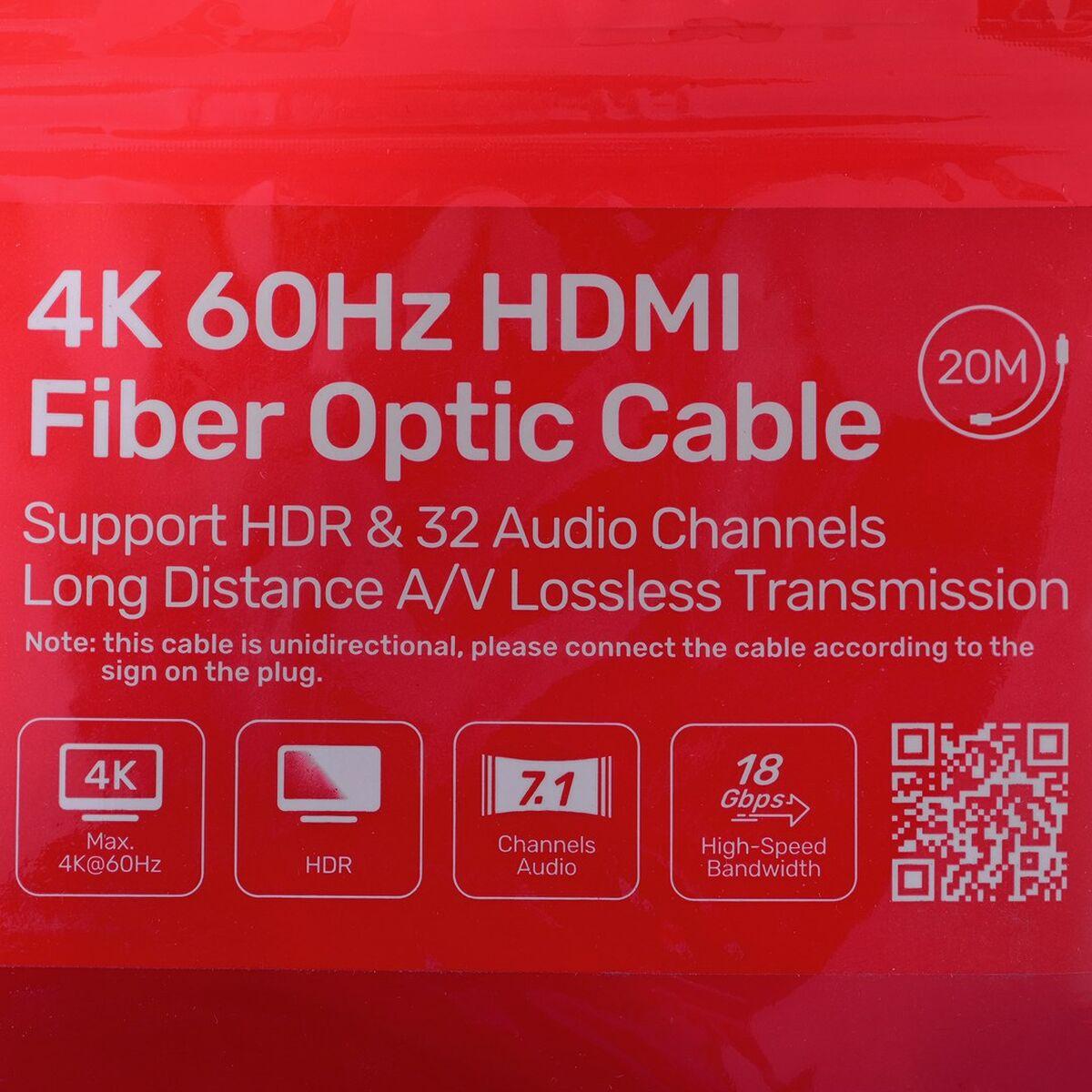 Cavo HDMI Unitek C11072BK-20M 20 m