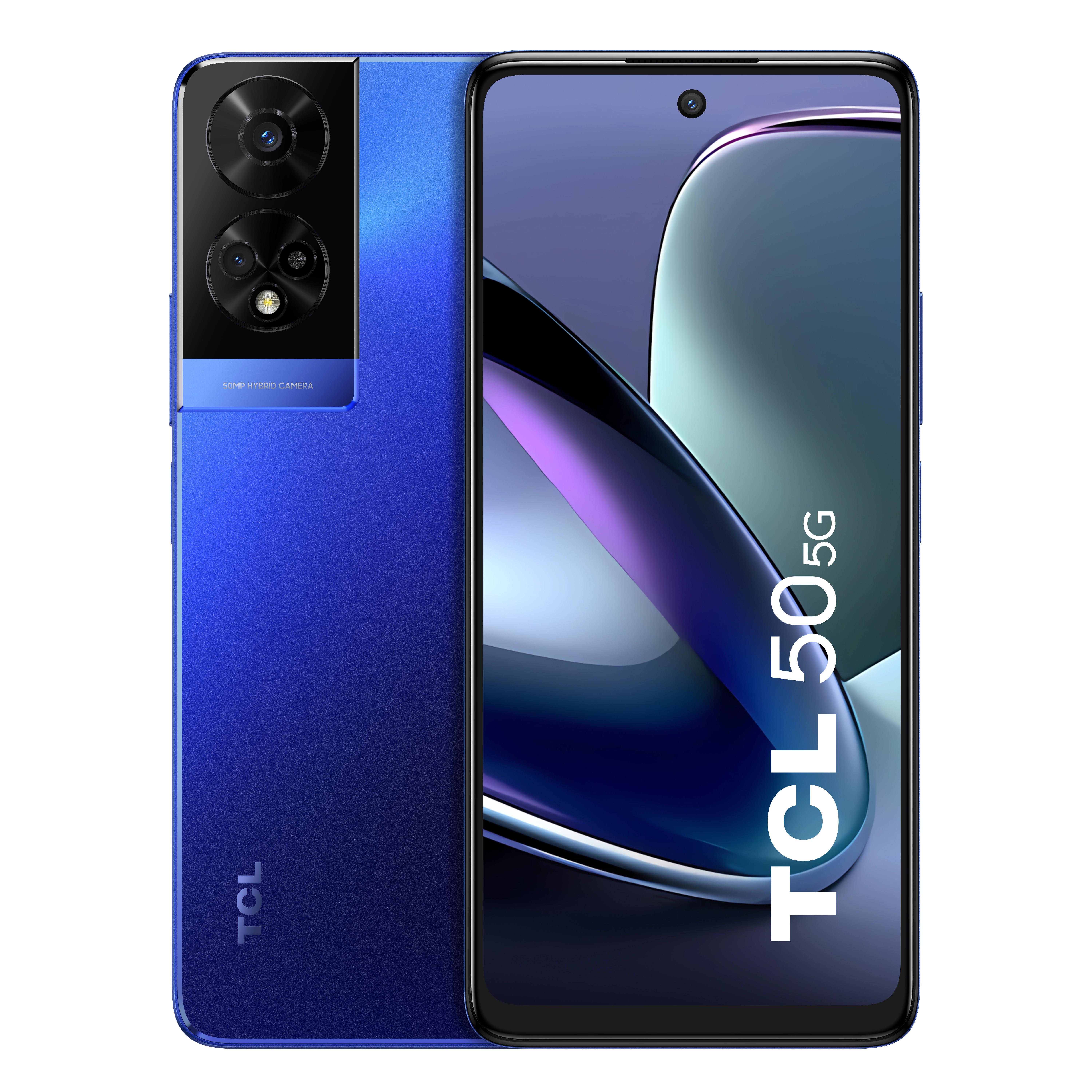 TCL 50 5G 168 cm (6.6") SIM singola Android 14 USB tipo-C 4 GB 128 GB 5010 mAh Blu