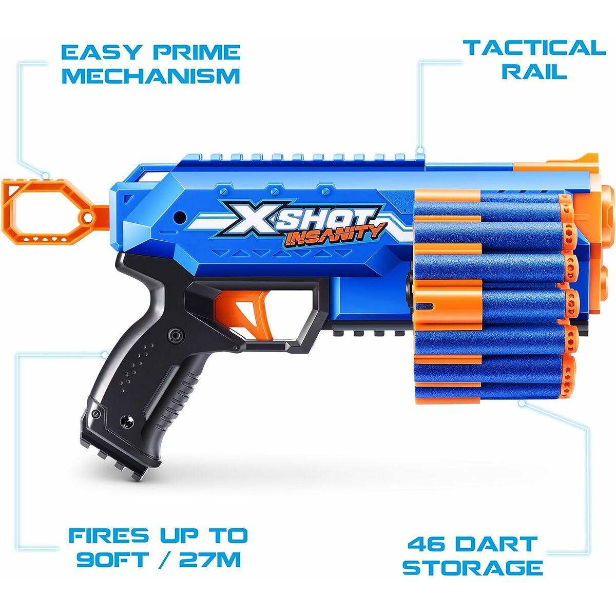 Pistola a Freccette X-Shot Insanity- Manic 30 x 15 x 4 cm
