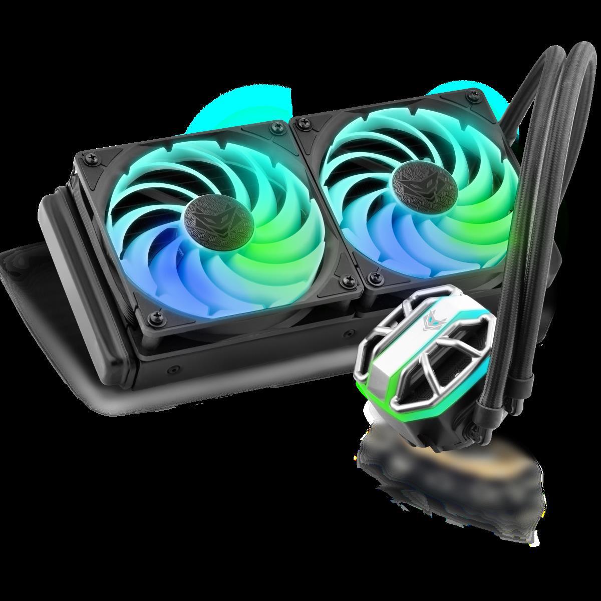Sapphire NITRO+ S240-A AIO Processore Kit di raffreddamento a liquido 12 cm Nero (SAPPHIRE NITRO+ S240-A Addressable RGB AIO CP