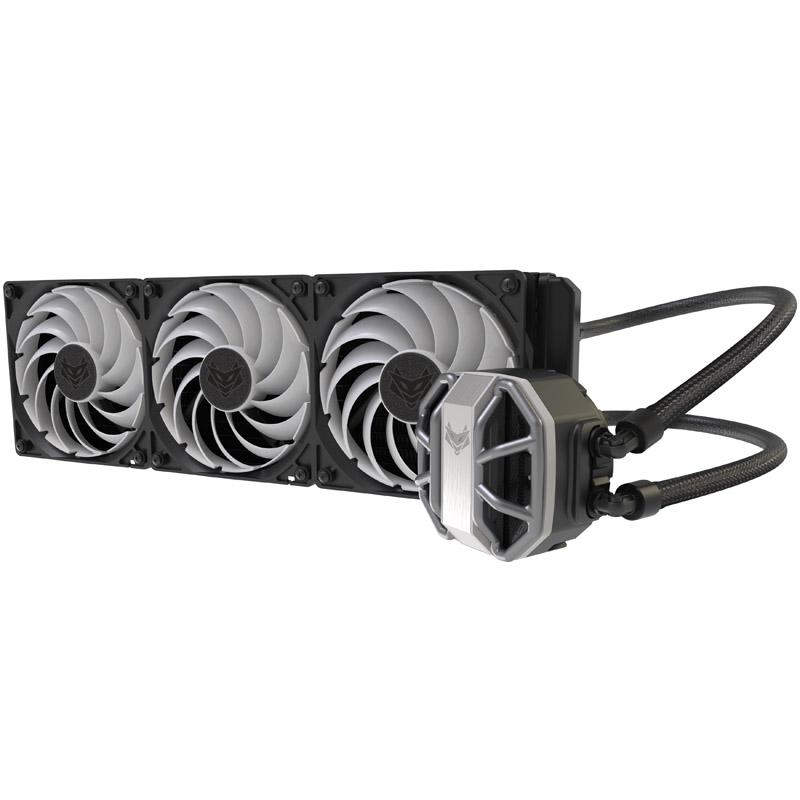 Sapphire NITRO+ S360-A AIO Processore Kit di raffreddamento a liquido 12 cm Nero 1 pz (SAPPHIRE NITRO S360-A Addressable RGB AI
