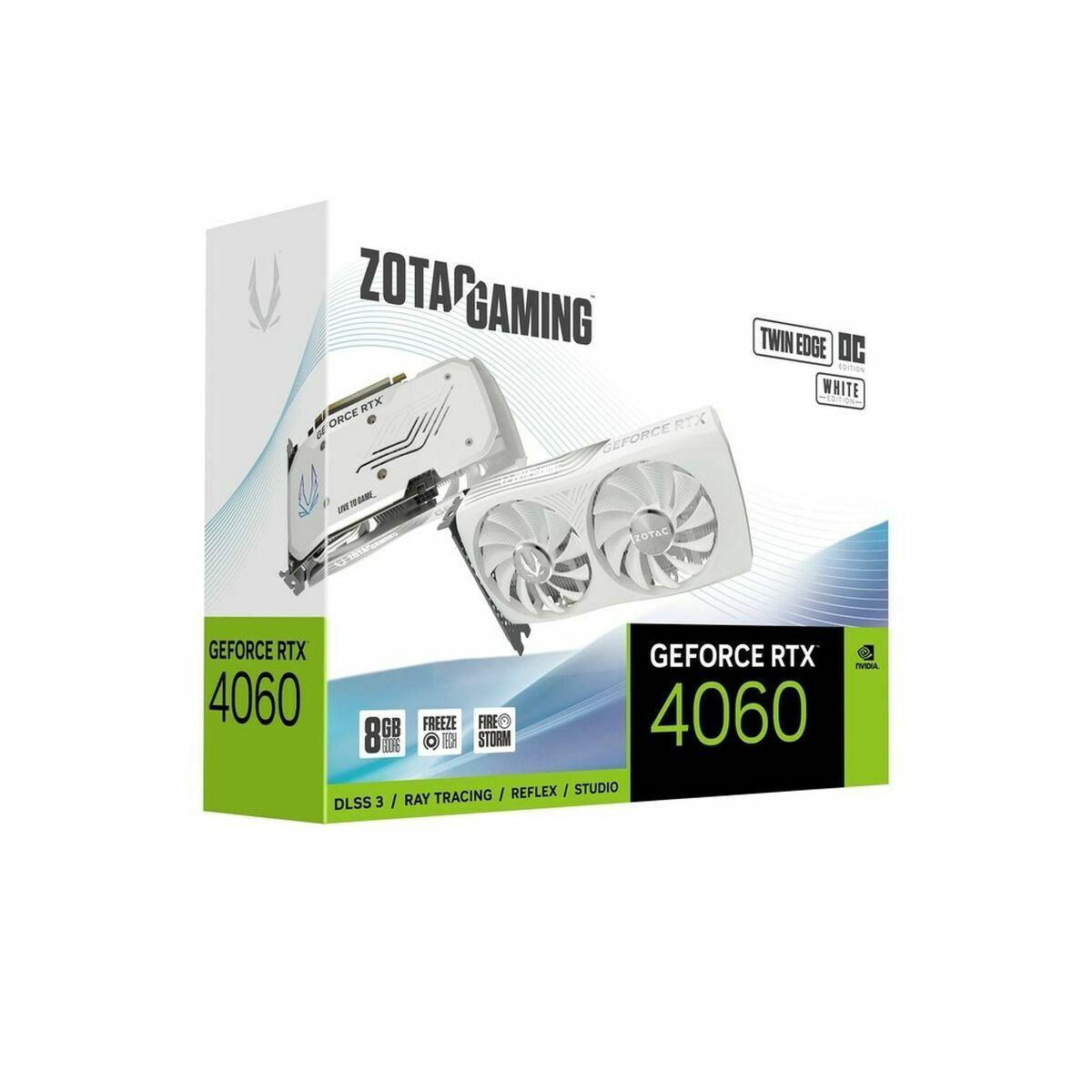 Gaming GeForce RTX 4060 Twin Edge OC White Edition - 8GB GDDR6 - 1x HDMI - 3x DP