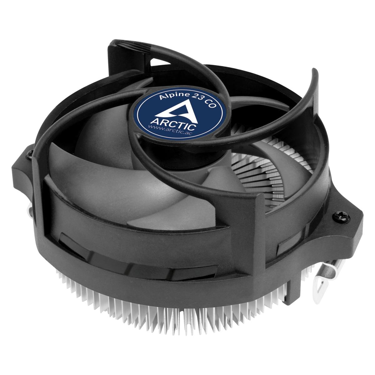 ARCTIC Alpine 23 CO Processore Raffreddatore d'aria 9 cm Alluminio Nero 1 pz