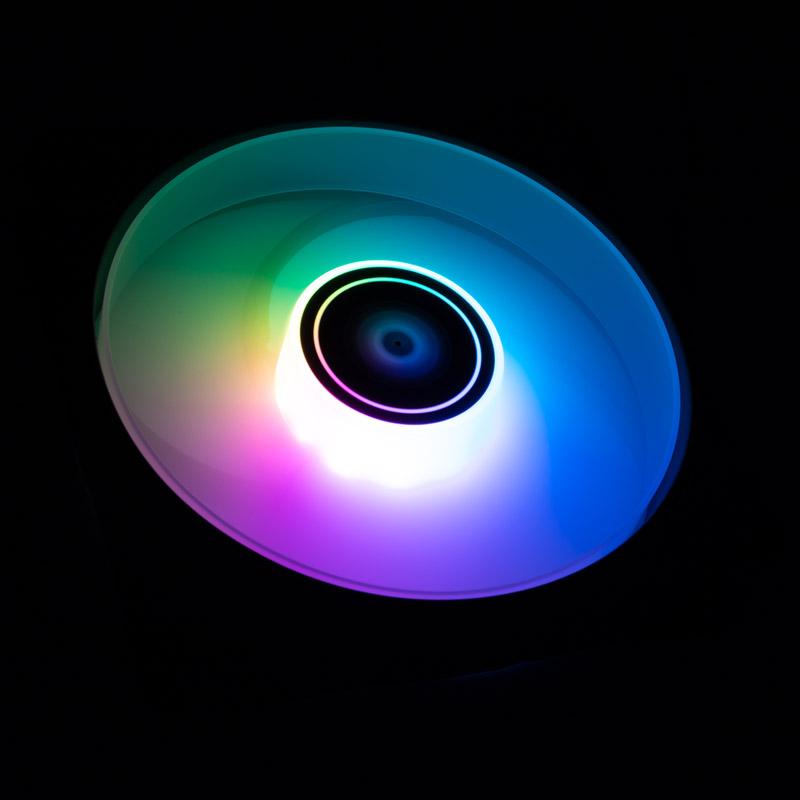 ARCTIC P12 PWM PST A-RGB 0dB Case per computer Ventilatore 12 cm Nero Bianco 1 pz