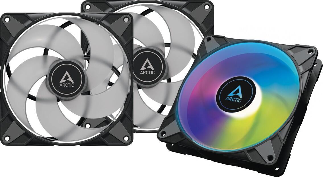 Arctic P14 PWM PST ARGB 0dB Nero (confezione da 3) - 140 mm