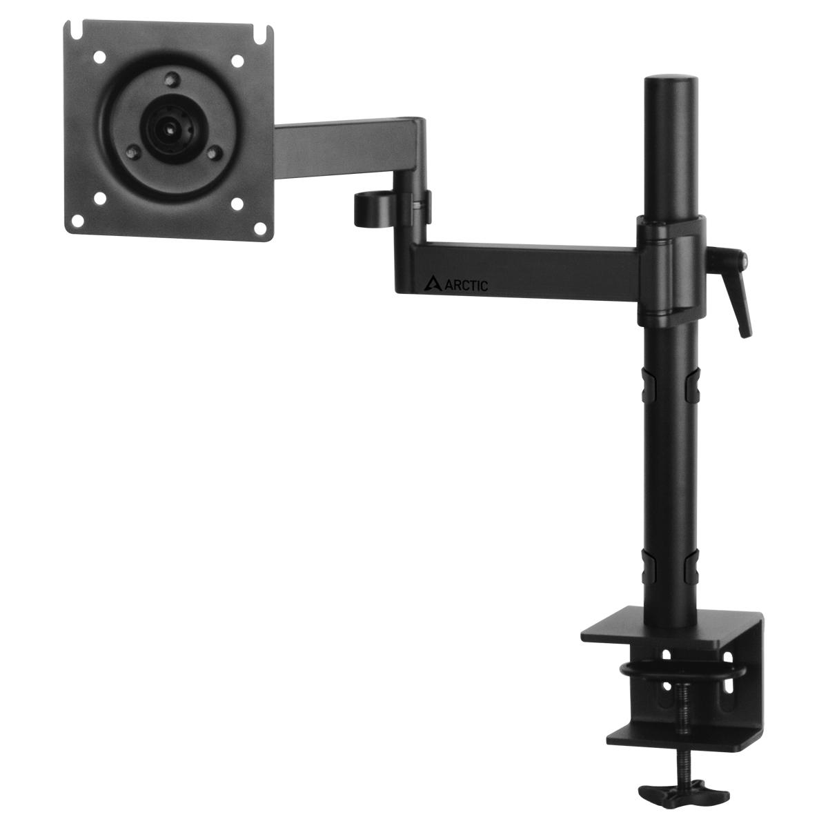 ARCTIC X1 1092 cm 43 Nero Scrivania (Arctic X1 Single Monitor Arm Up to 43 Monitors / 49 Ultrawide 180 Swivel 360 Rotation)