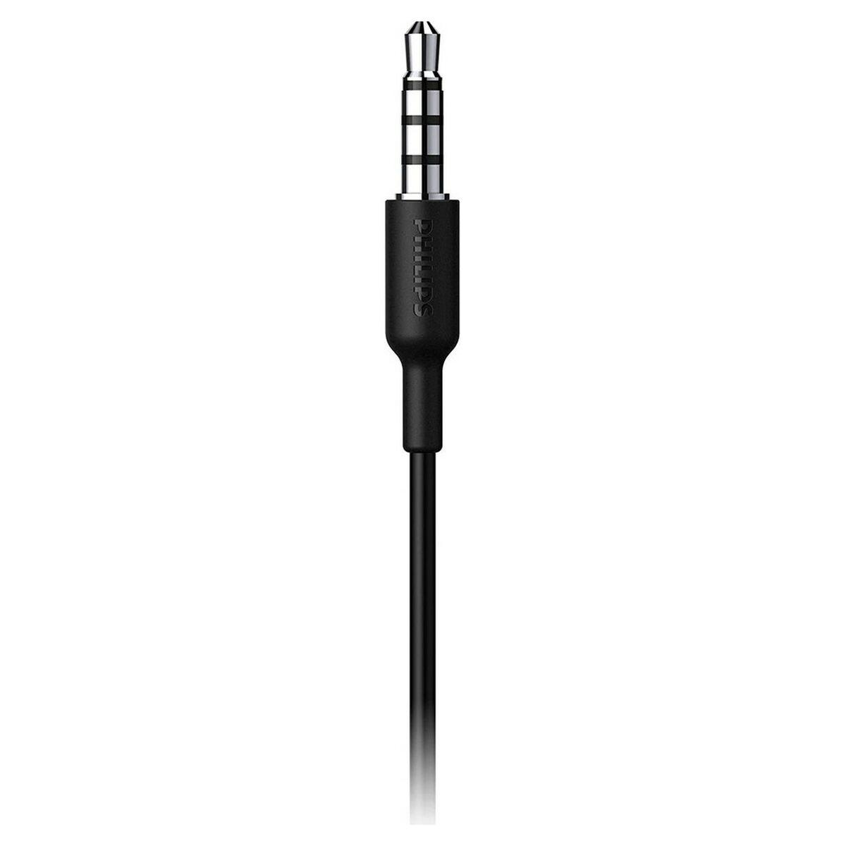 Philips TAA1105BK/00 Cuffie con Filo per Fitness e Sport, Microfono, IPX2 Resistenti al Sudore, Supporti per l'orecchio Flessib