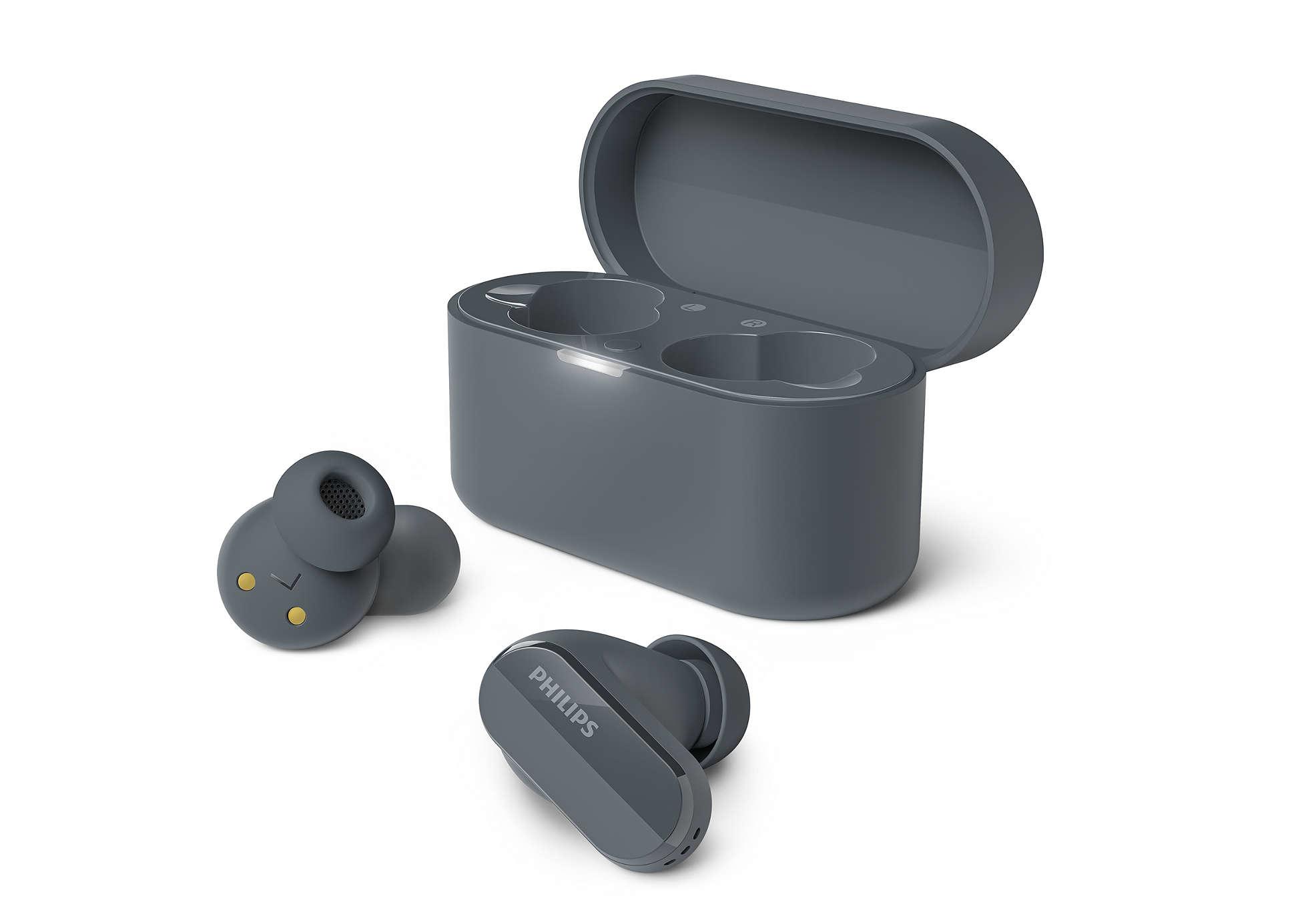 Philips TAT3508BK/00 cuffia e auricolare True Wireless Stereo (TWS) In-ear Musica e Chiamate Bluetooth Nero