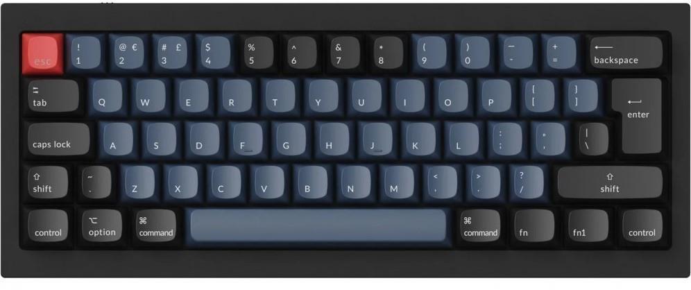 Q4 nero blu-grigio DE layout Gateron G Pro Marrone hot-swap RGB
