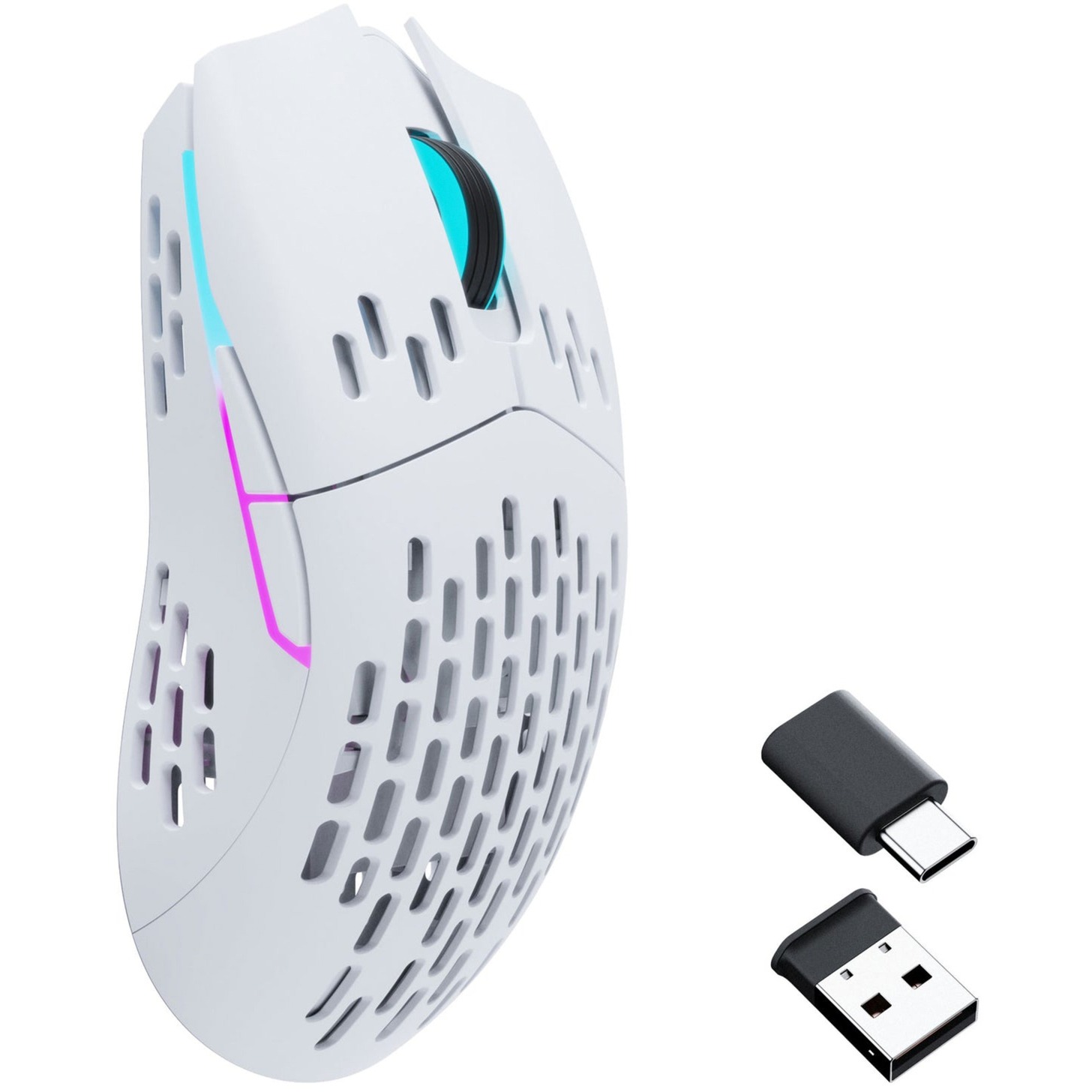 Mouse bianco senza fili M1