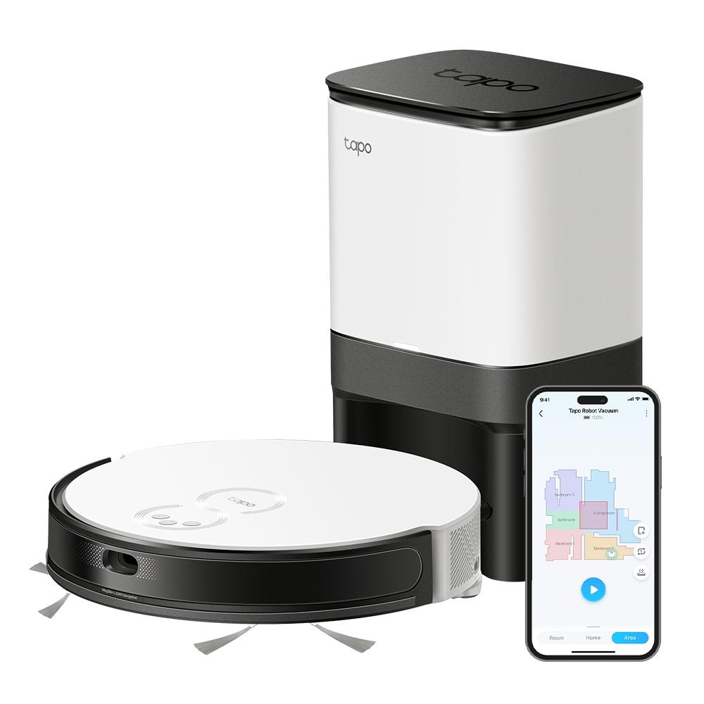 Tapo TP-Link RV20 Mop Plus Robot Vacuum Mop with Dock stat