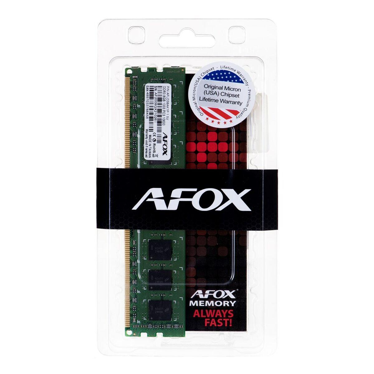 Memoria RAM Afox DDR3 1333 UDIMM CL9 8GB